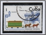 Stamps Cuba -  Carruajes Antiguos: Streetcar