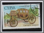 Stamps Cuba -  Carruajes Antiguos: Fernando Vii Maria Luisa