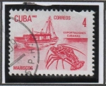 Sellos de America - Cuba -  Exportaciones: Mariscos