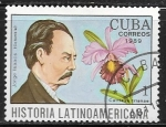 Stamps Cuba -  Jorge Isaacs (1837-1895)