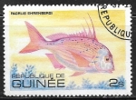 Sellos de Africa - Guinea -  Peces = Goldenhead Porgy (Pagrus ehrenbergi)