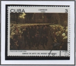 Sellos del Mundo : America : Cuba : Obras d' Arte d' museo Nacional: Procesion d' Lules Breton