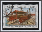Stamps Cuba -  Construcion Naval: Vapor Congreso