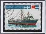 Sellos de America - Cuba -  Pesca Industrial: Tuna Boat