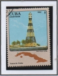 Stamps Cuba -  Faros: Cayo Justicias