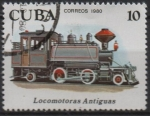 Sellos de America - Cuba -  Locomotoras Antiguas: 2-4-2
