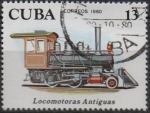Sellos de America - Cuba -  Locomotoras Antiguas: 2-4-0