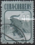 Stamps Cuba -  Fauna: Cocodrilo