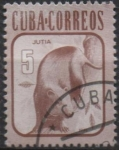 Sellos de America - Cuba -  Fauna: Jutia