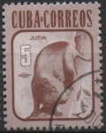 Sellos de America - Cuba -  Fauna: Jutia