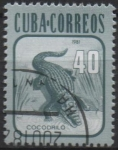 Sellos de America - Cuba -  Fauna: Cocodrilo
