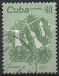Stamps Cuba -  Flores: Tabaco