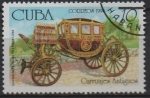 Stamps Cuba -  Carruajes Antiguos: Fernando Vii Maria Luisa