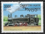 Stamps Guinea -  Locomotive 0-6-0 Vulcan Iron Works
