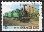 Stamps Guinea -  Trains and trams