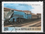 Stamps : Africa : Guinea :  Steam Locomotive « Pacific N° 4498 » - England