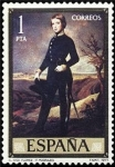 Stamps : Europe : Spain :  ESPAÑA 1977 2429 Sello Nuevo Pintor Federico Madrazo El Niño Flores
