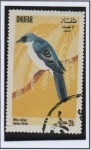 Stamps Oman -  Wihite-belloied Cuckoo-shriker