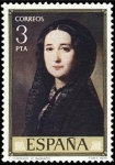Stamps Spain -  ESPAÑA 1977 2431 Sello Nuevo Pintor Federico Madrazo Carolina Coronado