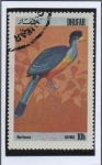 Stamps Oman -  Tucán Azul
