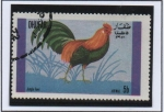 Stamps : Asia : Oman :  Jugle Fowl