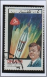 Stamps Oman -  Pres. Kennedy