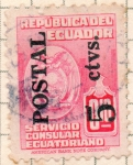 Stamps Ecuador -  serv