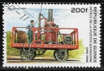 Sellos del Mundo : Africa : Guinea : Locomotoras - Tom Thumb (1829)