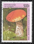 Sellos de Africa - Guinea -  Setas - Rough-stemmed Mushroom (Boletus scaber)