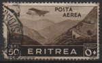 Stamps : Africa : Eritrea :  Aviones sobre montañas Pass