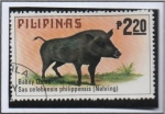 Stamps Philippines -  animales Filipinos: JabalÃ­