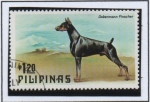 Stamps Philippines -  Perros: Dobermann