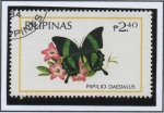 Sellos del Mundo : Asia : Filipinas : Mariposas: Daedalus Papilio