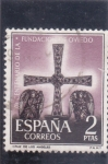 Stamps Spain -  Cruz de los Angeles - XII Centenario de la Fundación de Oviedo (47)