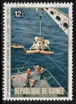 Stamps Guinea -  10 aniversario del hombre en la luna