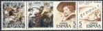 Stamps Spain -  ESPAÑA 1978 2463/5 Sellos Nuevos Centenarios Pedro Pablo Rubens y Centauros y Lapitas