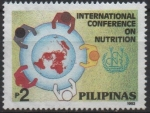 Sellos del Mundo : Asia : Filipinas : Conferencia sobre l' Nutrición (Roma)