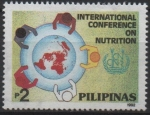 Sellos de Asia - Filipinas -  Conferencia sobre l' Nutrición (Roma)