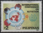 Stamps Philippines -  Conferencia sobre l' Nutrición (Roma)