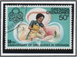 Stamps : America : Grenada :  Cocinar