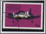 Stamps Grenada -  Aviones: Piper Apache