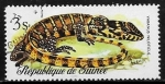 Sellos de Africa - Guinea -  Reptiles - Nile Monitor (Varanus niloticus)