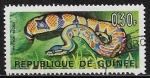 Stamps : Africa : Guinea :  Reptiles - Ball Phyton (Python regius)
