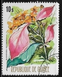 Sellos de Africa - Guinea -  Flores - Mussaendra erythrophylla