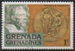 Sellos de America - Granada -  Alfredo Nobel, Medalla d' Física y Química