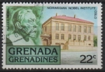 Stamps Grenada -  Alfredo Nobel, Instituto Nobel Oslo