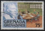 Sellos de America - Granada -  Alfredo Nobel, Comite d' premio d' l' Paz