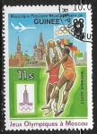Stamps : Africa : Guinea :  Juegos Olimpicos de Verano 1980 - Moscow