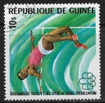 Stamps : Africa : Guinea :  Juegos Olimpicos de Verano 1976 - Montreal - Salto de Altura