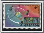 Stamps Grenada -  Satelites alrededor l' Tierra